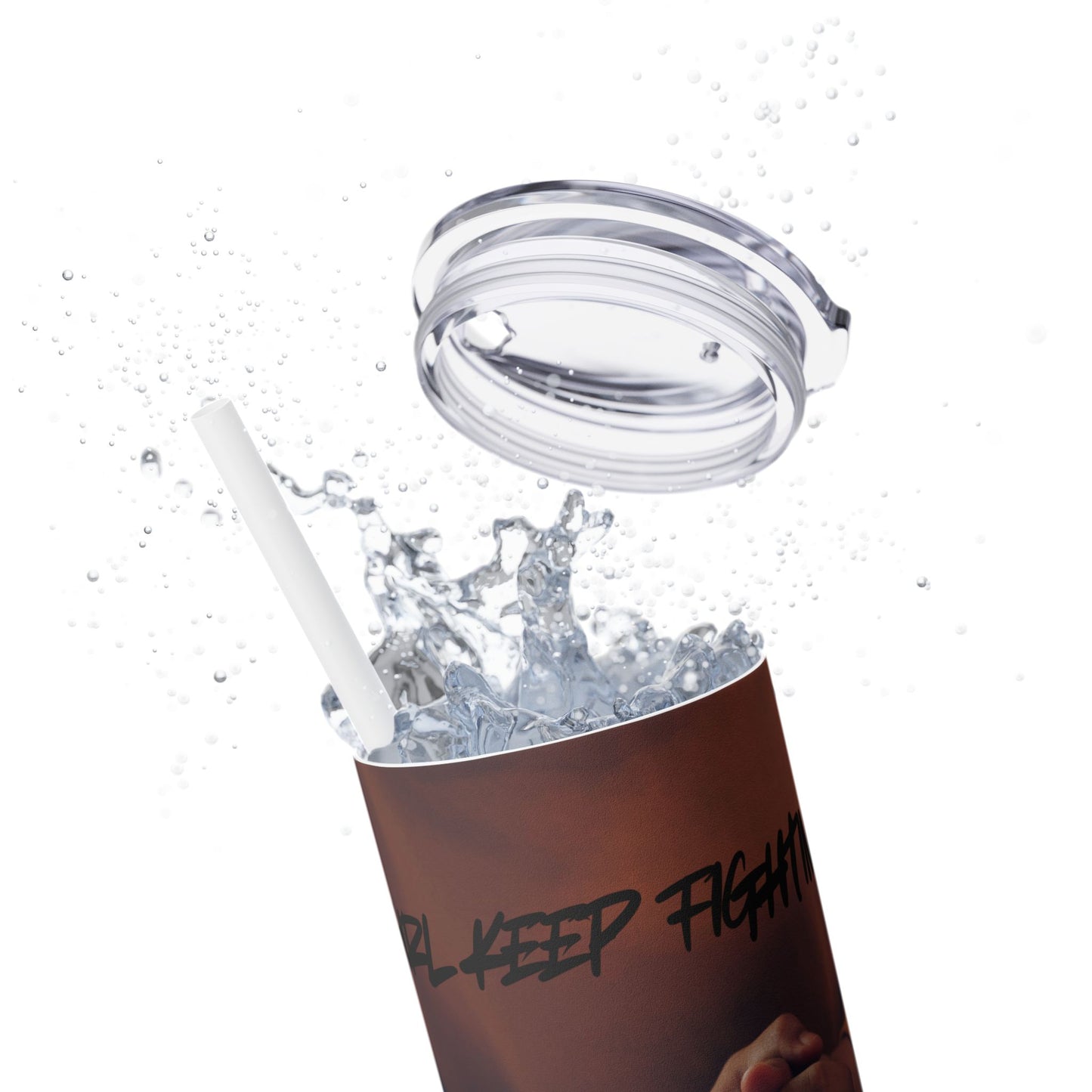 Skinny Tumbler with Straw, 20oz