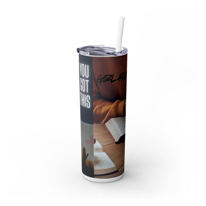 Skinny Tumbler with Straw, 20oz