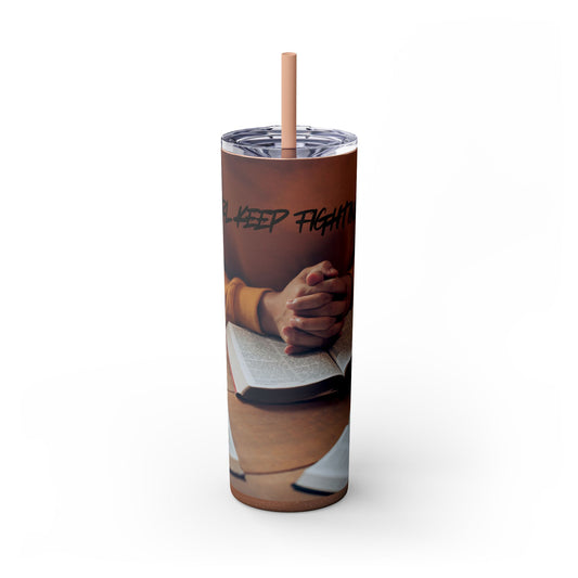 Skinny Tumbler with Straw, 20oz
