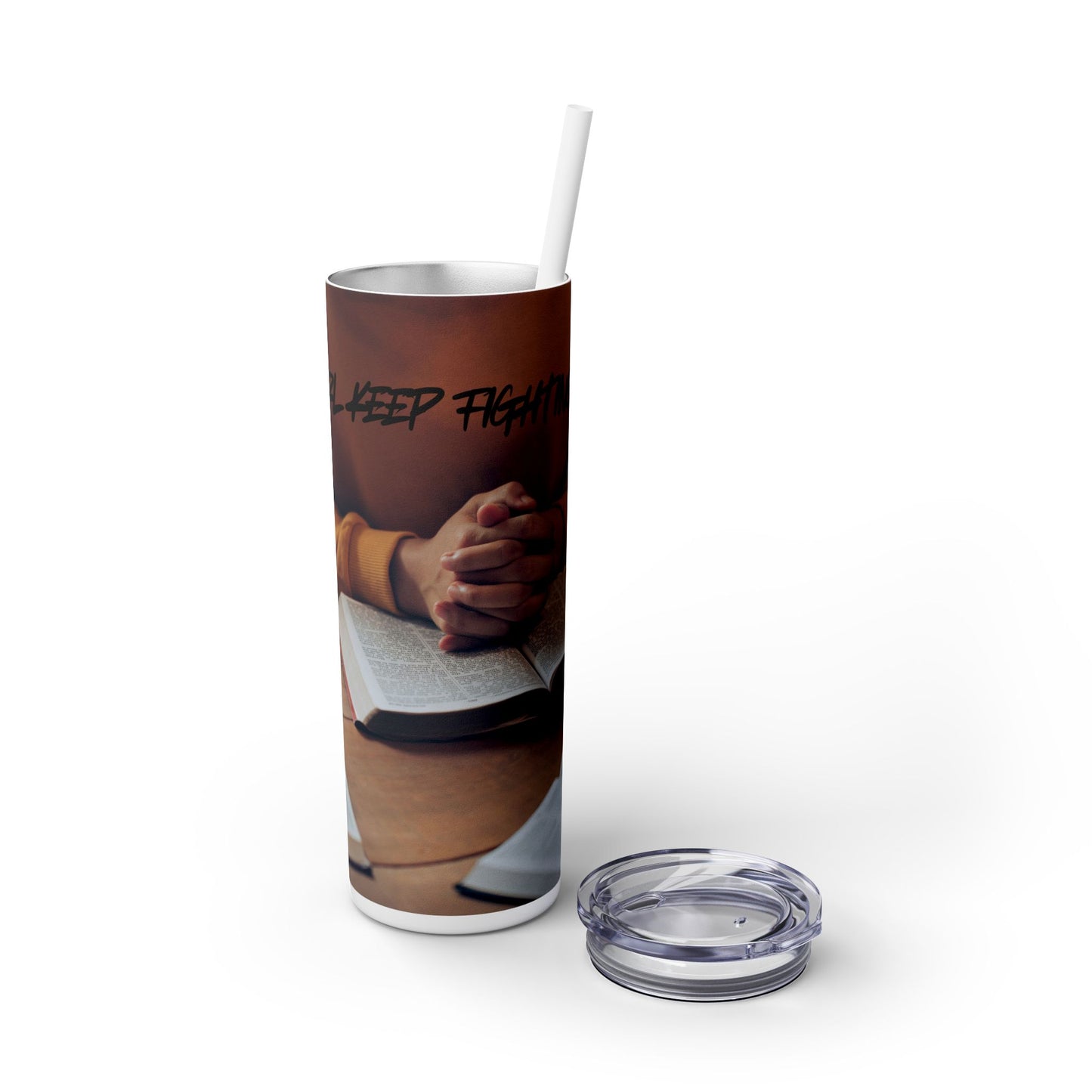 Skinny Tumbler with Straw, 20oz