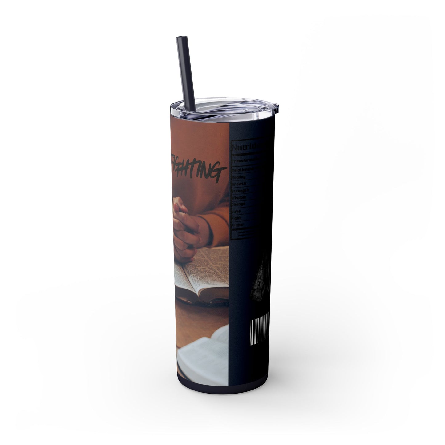 Skinny Tumbler with Straw, 20oz