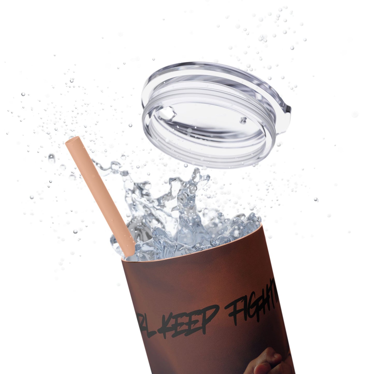 Skinny Tumbler with Straw, 20oz