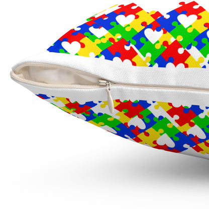 Spun Polyester Square Pillow