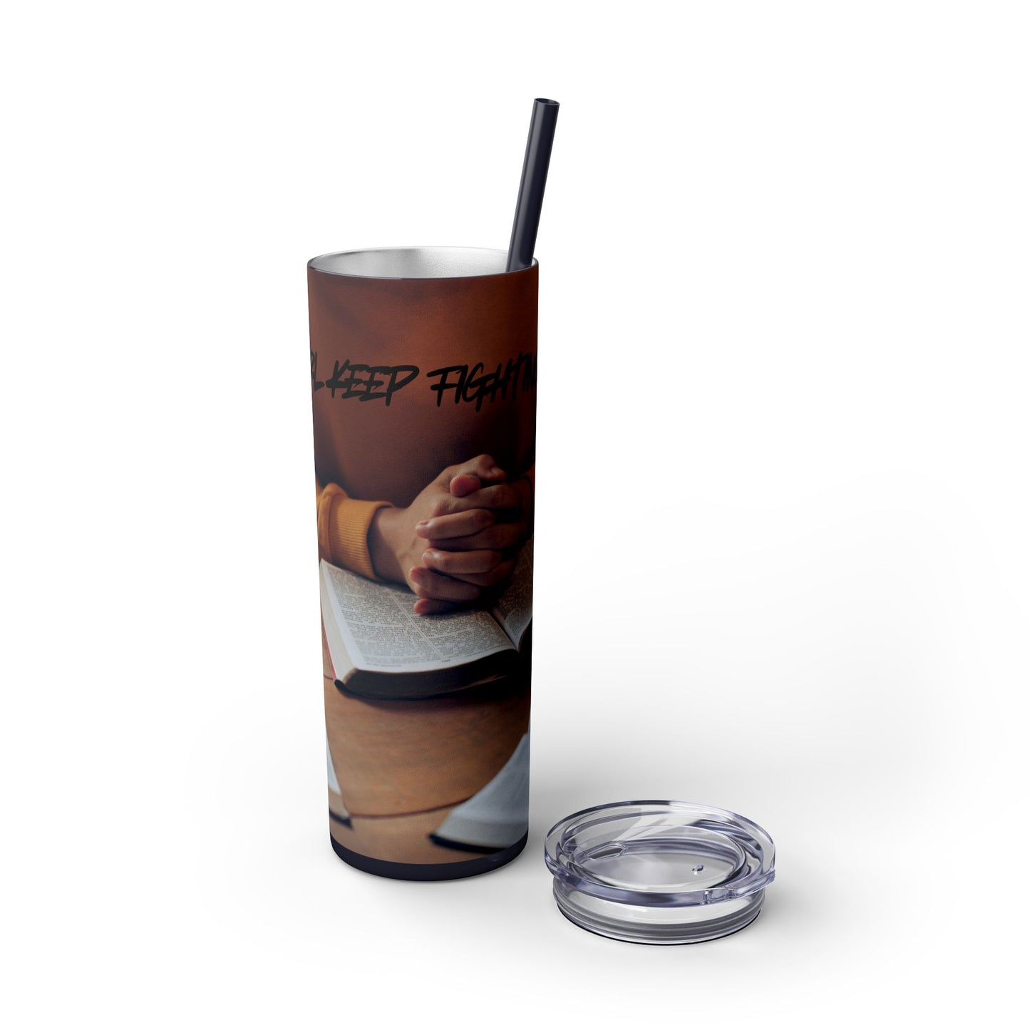 Skinny Tumbler with Straw, 20oz