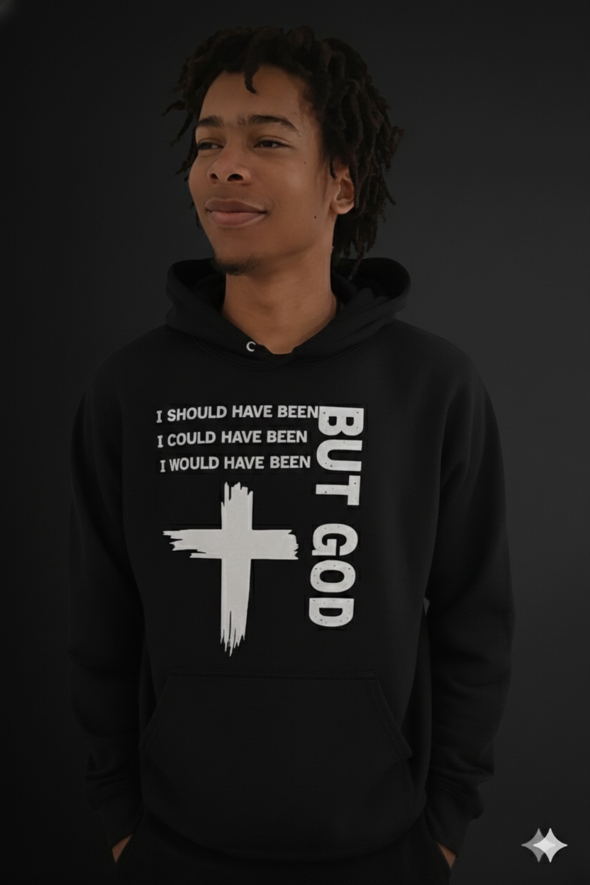 But God Hoodie/Rugged Cross