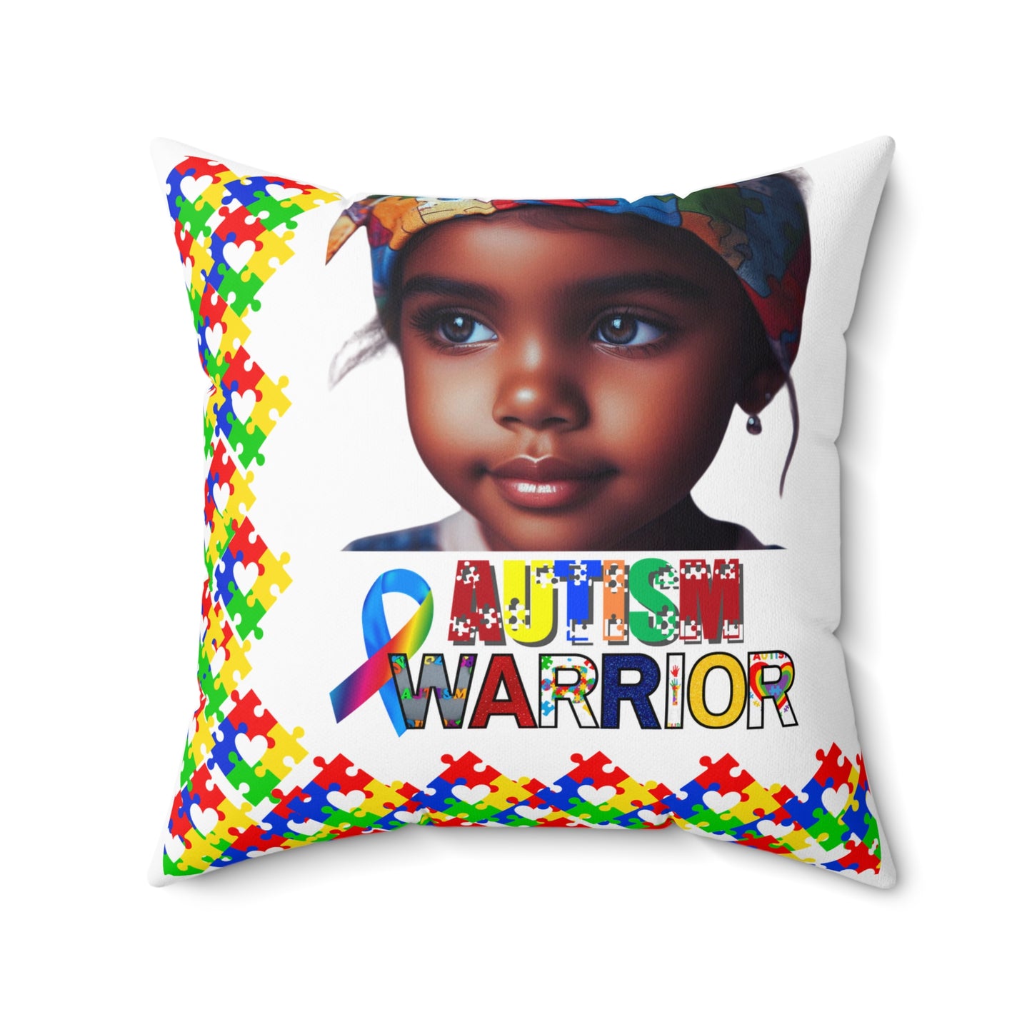 Spun Polyester Square Pillow