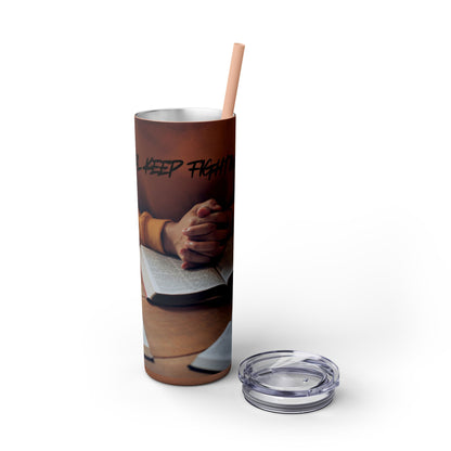 Skinny Tumbler with Straw, 20oz