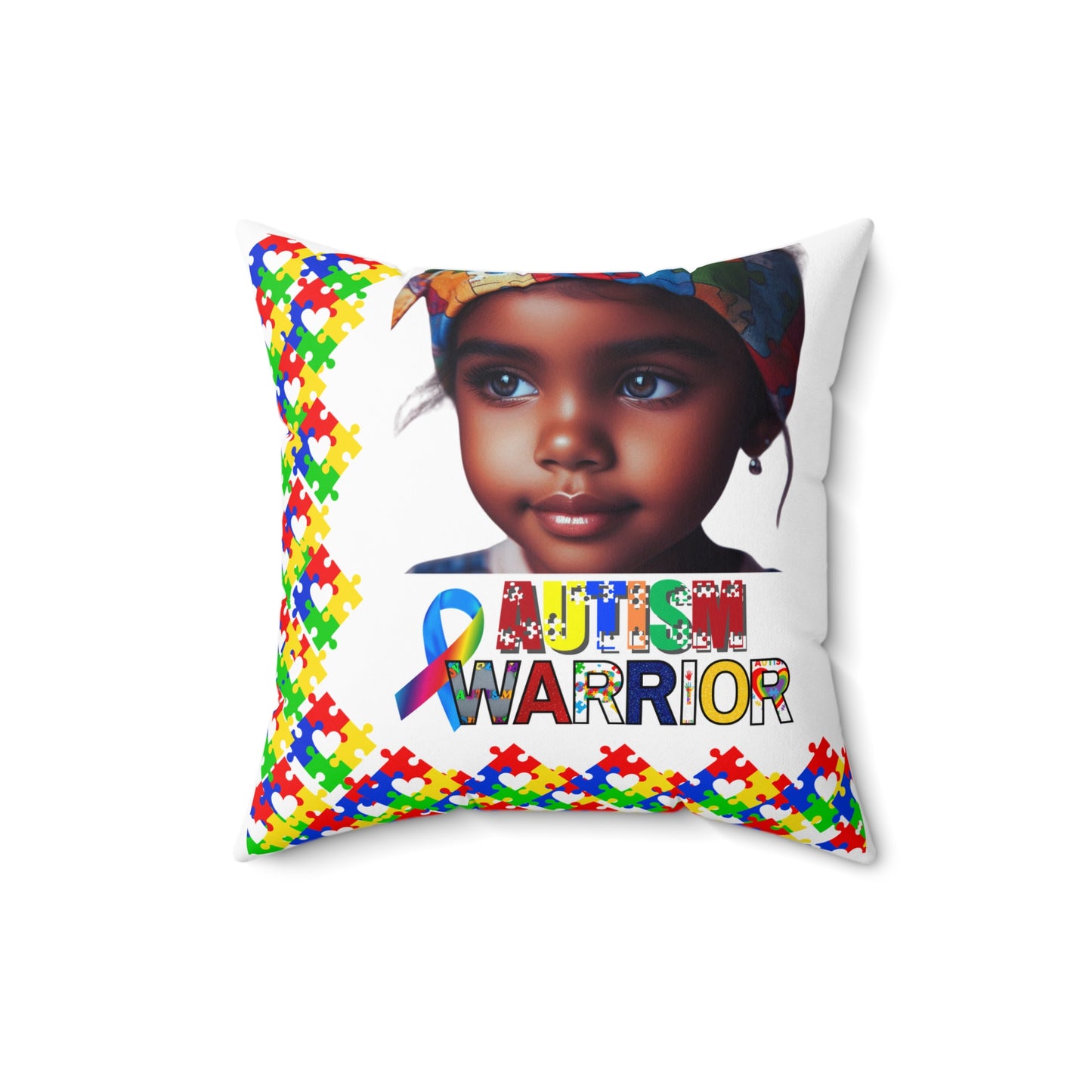 Spun Polyester Square Pillow