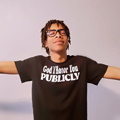 God I Honor You Publicly Short Sleeve Shirt